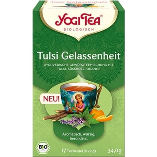 Yogi Tea Bio čaj pre pokoj s tulsi - 17 vrecúšok