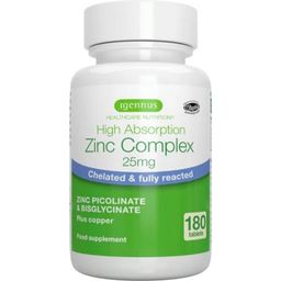 Igennus Zinc Complex 25 mg - 180 tablets