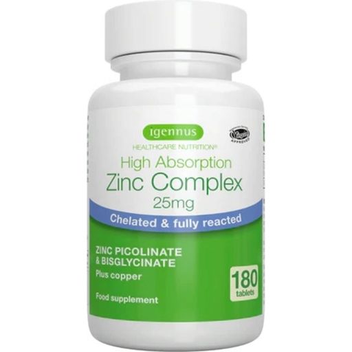 Igennus Zink Complex 25 mg - 180 Tabletter