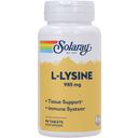 Solaray L-lizin - 90 tabletta