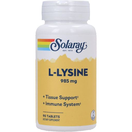 Solaray L-Lisina - 90 comprimidos