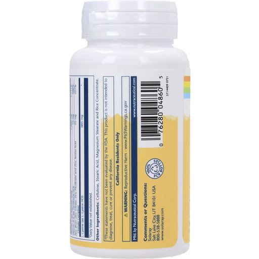Solaray L-lysin - 90 Tabletter