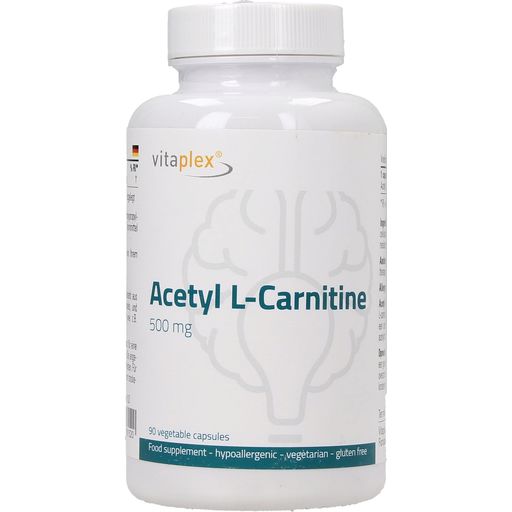 Vitaplex Acetyl L-Carnitine 500mg - 90 Vegetarische Capsules