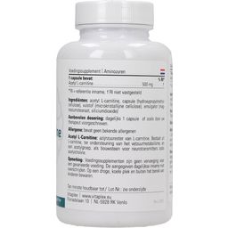 Vitaplex Asetyyli L-karnitiini 500mg - 90 veg. kapselia
