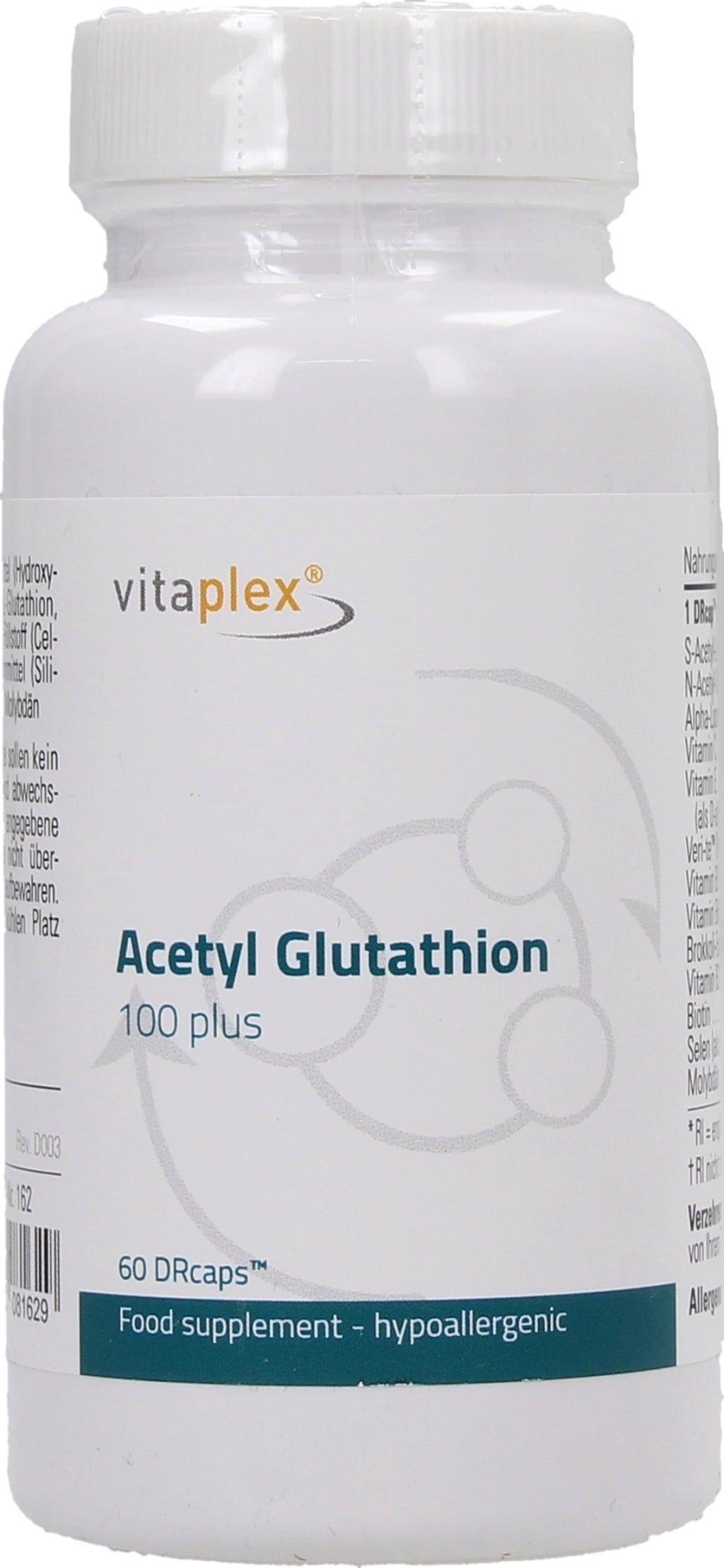 Vitaplex Acetyl Glutathion 100 plus - 60 kapsúl