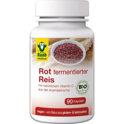 Raab Vitalfood Organic Red Fermented Rice Capsules - 90 capsules