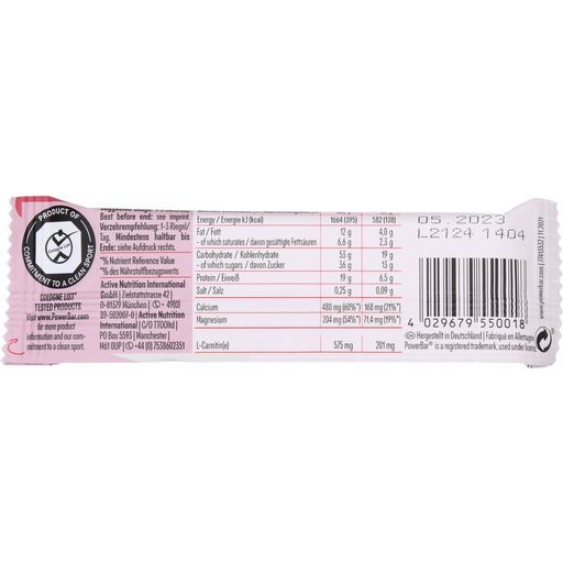 Powerbar Protein Plus + L-Carnitine Bar - Raspberry - Yoghurt