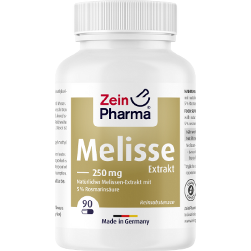ZeinPharma Extrait de Mélisse 250 mg - 90 gélules