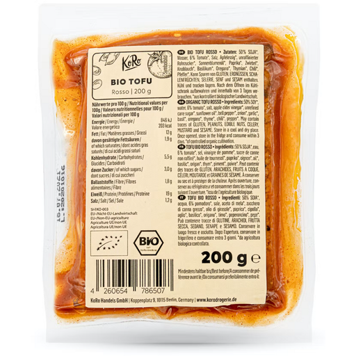 KoRo Bio Tofu Rosso - 200 g