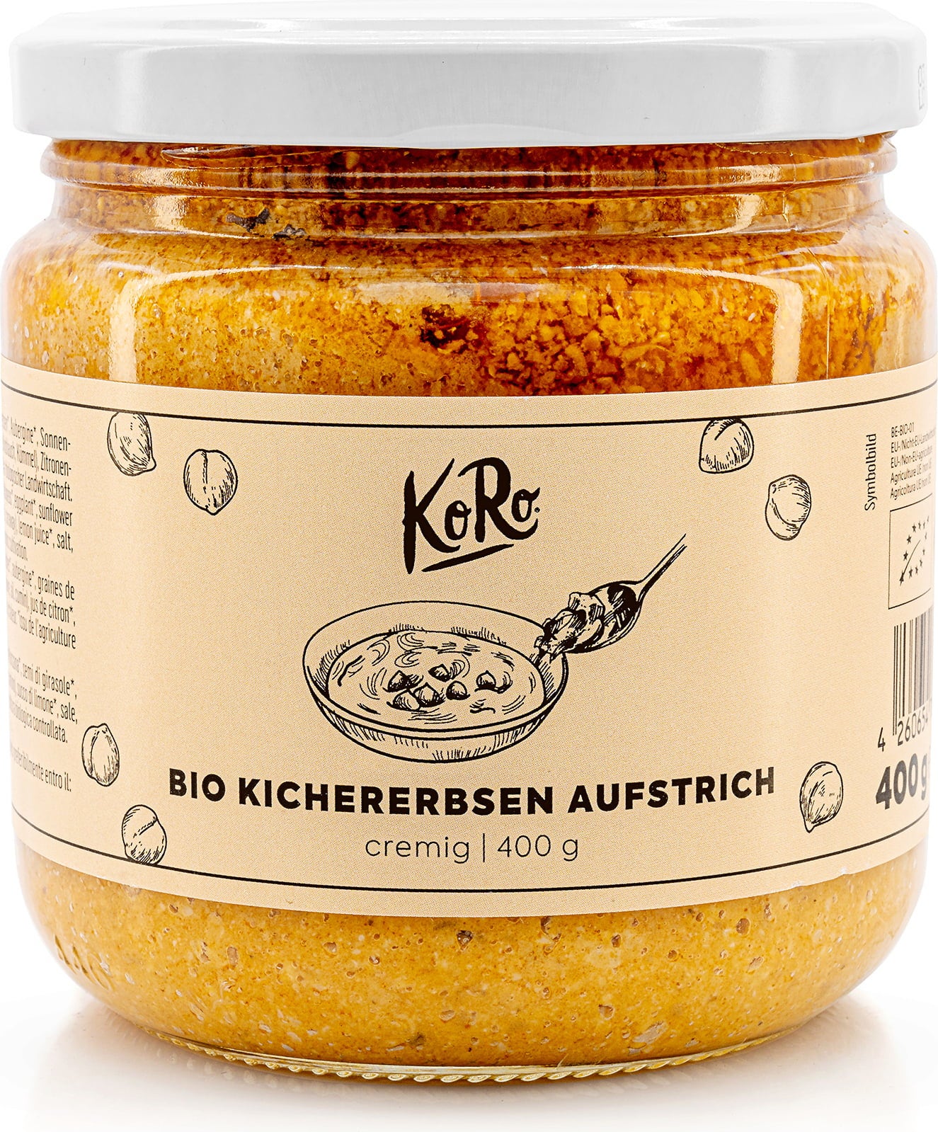 KoRo Bio Kikkererwten Spread