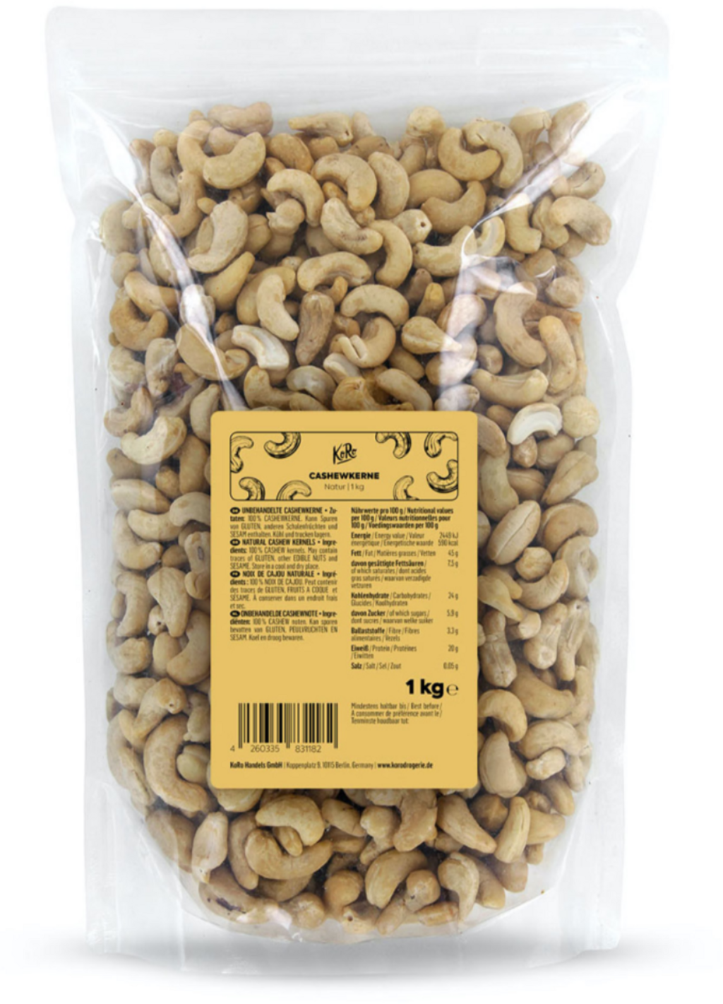 KoRo Cashewnötter Premium