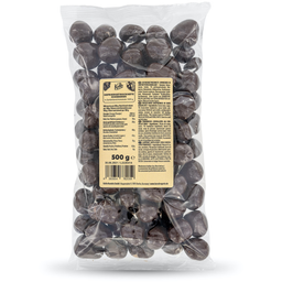 Лиофилизирани малини, покрити с черен шоколад