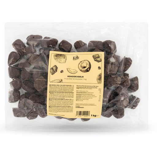 KoRo Kokosové guľky v tmavej čokoláde - 1 kg