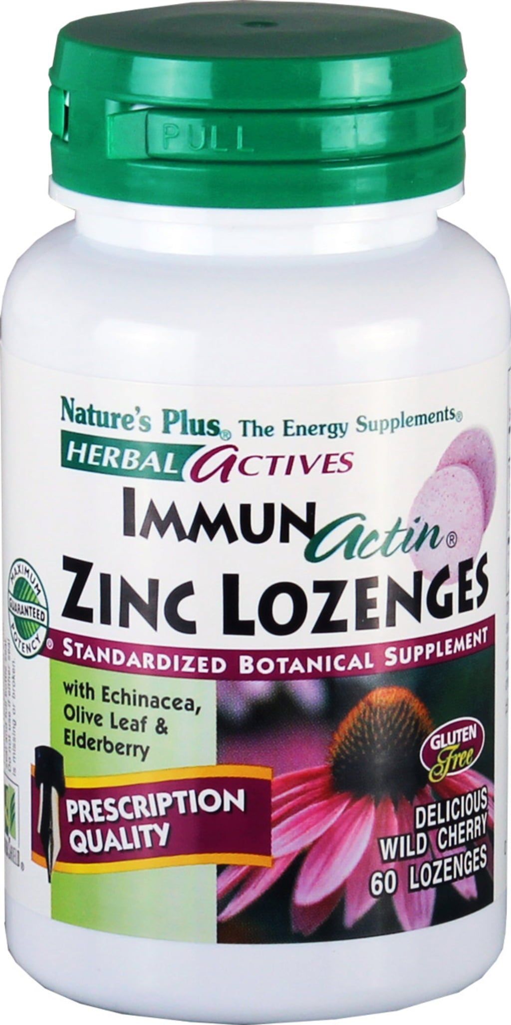 Herbal actives ImmunActin® Pastilhas de Zinco - 60 Pastilhas