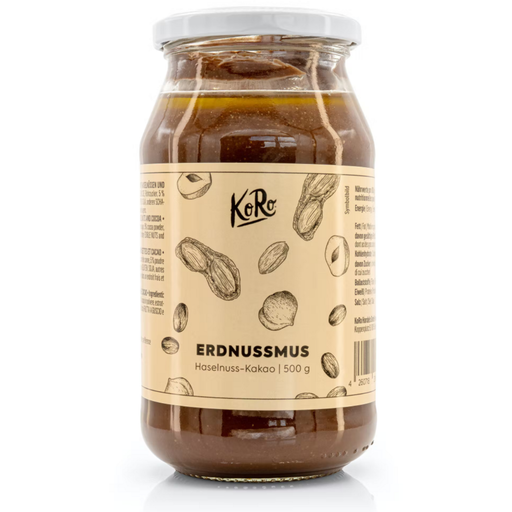 KoRo Crème d'Arachides aux Noisettes et Cacao - 500 g