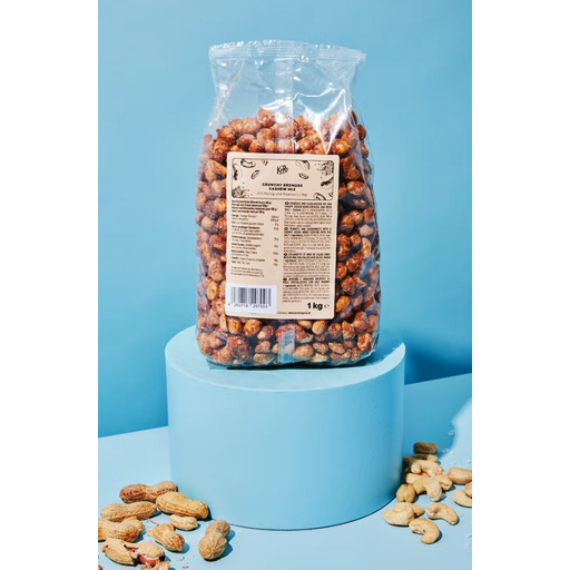 Crunchy Erdnuss-Cashew-Mix mit Honig und Meersalz - 1 kg