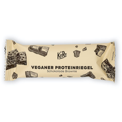Veganska proteinska pločica čokolada - brownie - 55 g