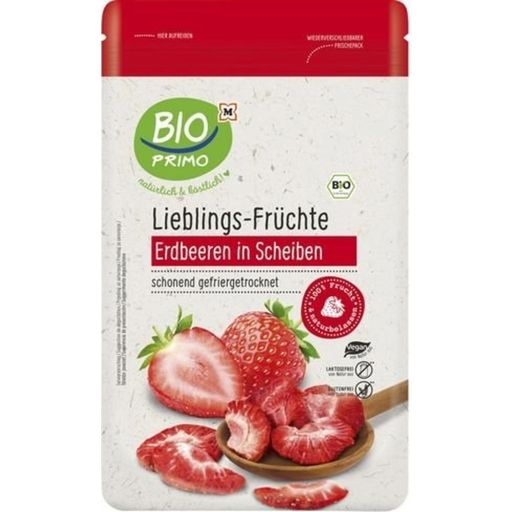 BIO PRIMO Био лиофилизирани нарязани ягоди - 25 г