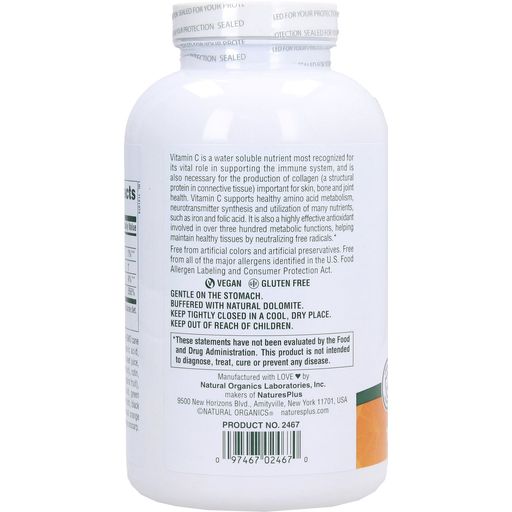 Nature's Plus Orange Juice C 500 mg - 180 purutablettia