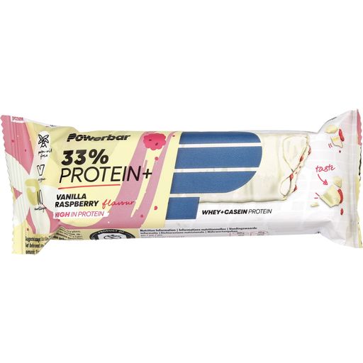 PowerBar 33% Protein Plus en Barrita - Vanilla-Raspberry