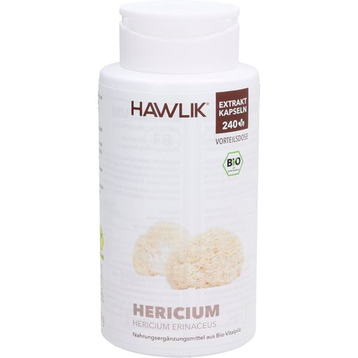 Hawlik Cápsulas de Extracto de Hericium Bio - 240 cápsulas