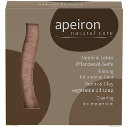 Apeiron Сапун с растителни масла Ниим & глина