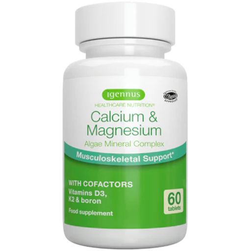 Calcium & Magnesium Algae Mineral Complex - 60 tablets