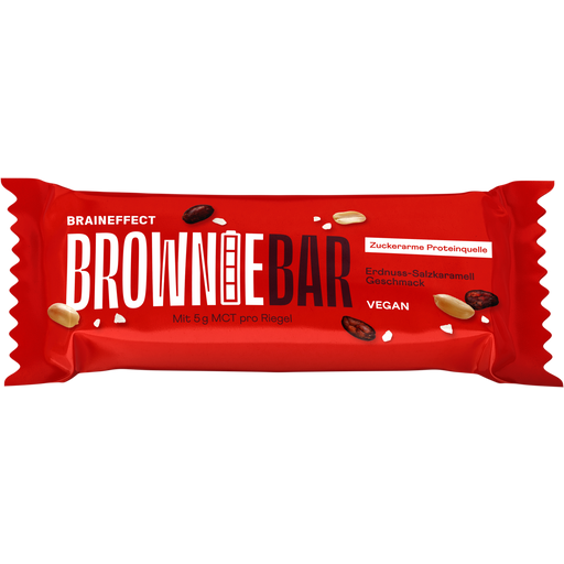 BRAINEFFECT Brownie Bar  - Jordnöt saltkaramell