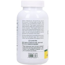 Nature's Plus Chewable Cal/Mag/Vit. D3 with Vitamin K2 - Chocolade