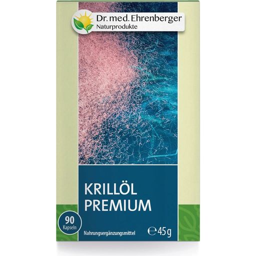 Dr. med. Ehrenberger Bio- & Naturprodukte Prémium krillolaj - 90 kapszula
