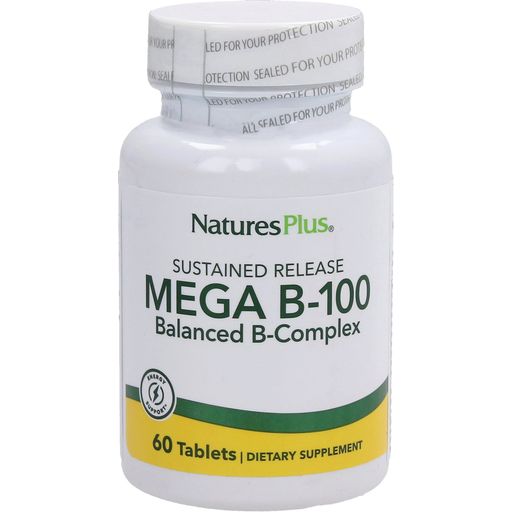Nature's Plus Mega B-100 mg S/R - 60 tabl.