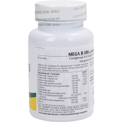 Nature's Plus Mega B100 mg S/R - 60 Tabletter