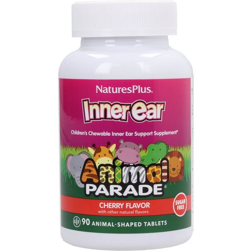 Soporte para el oído interno de Animal Parade - sin azúcar - 90 comprimidos masticables