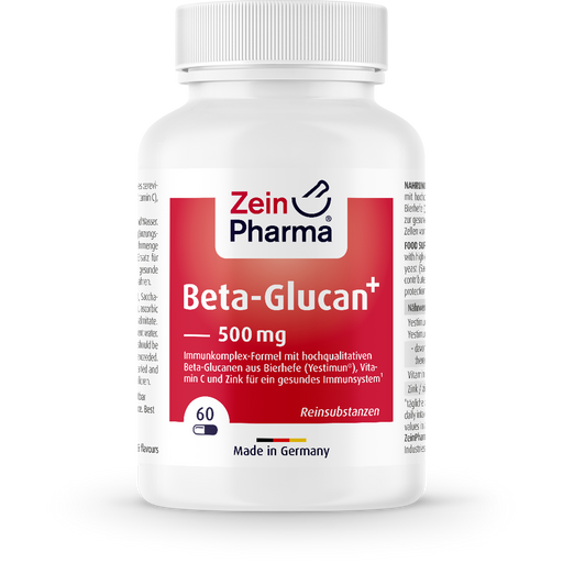 ZeinPharma Beta Glucano +, 500 mg - 60 cápsulas