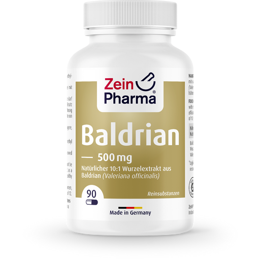 ZeinPharma Baldrian 500 mg - 90 Kapslar