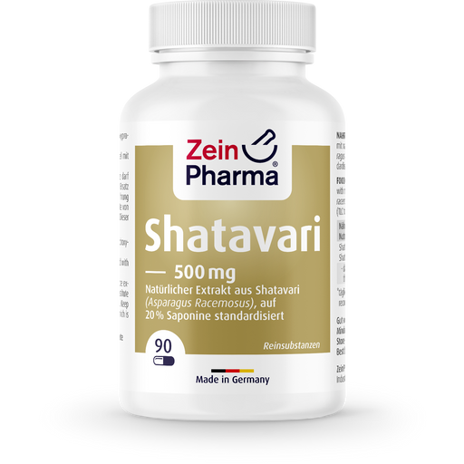 ZeinPharma Extrait de Shatavari 500 mg - 90 gélules