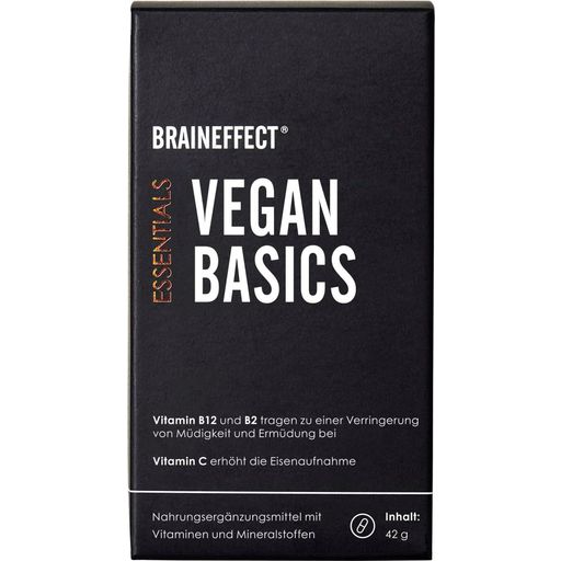 BRAINEFFECT ESSENTIALS Vegan Basics - 90 kaps.