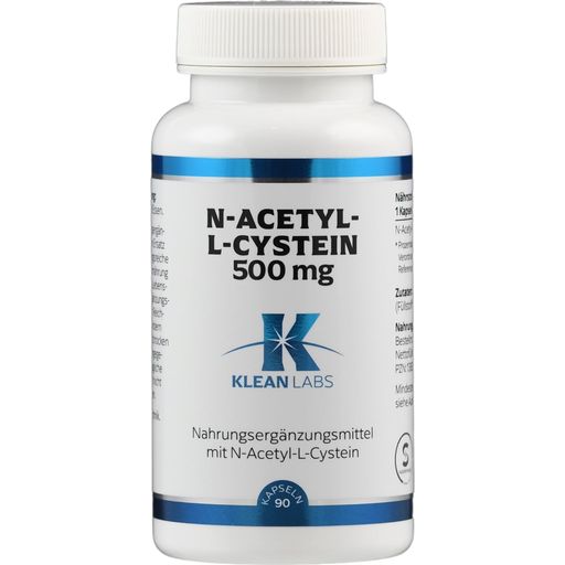 KLEAN LABS N-Acetyl-L-Cysteïne 500 mg - 90 Vegetarische Capsules