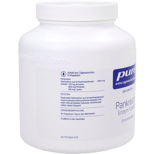 pure encapsulations Fórmula Enzima Pancreatina - 180 cápsulas