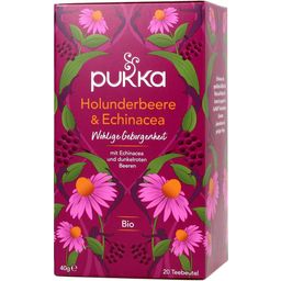 Pukka Elderberry & Echinacea Organic Fruit Tea - 20 pieces