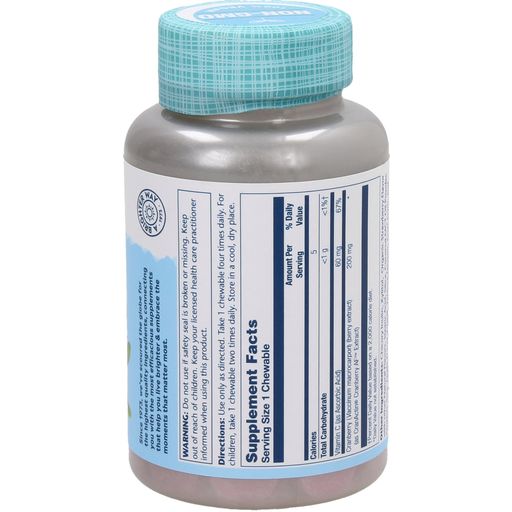 Solaray CranActin Chewables - 60 comprimidos masticables