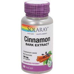 Solaray Cinnamon - Fahéj - 60 veg. kapszula