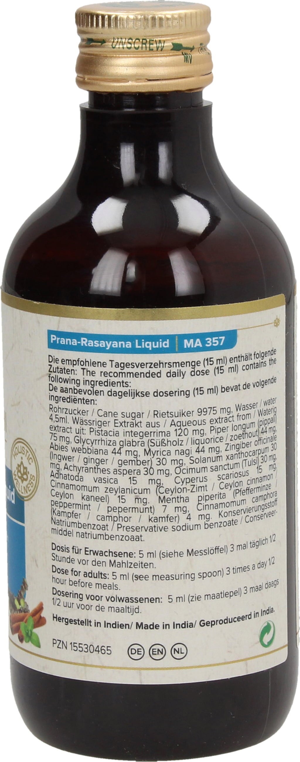 Maharishi Ayurveda MA 357 Prana-siirappi - 200 ml