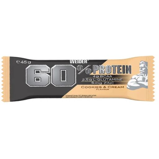 WEIDER Protein Bar 60% - Cookies & Cream - 45 г