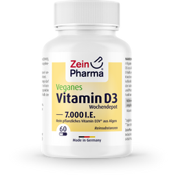ZeinPharma Vegan Vitamin D3 7,000 I.U. - 60 capsules