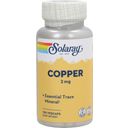 Solaray Copper 2 mg - 100 Vegetarische Capsules
