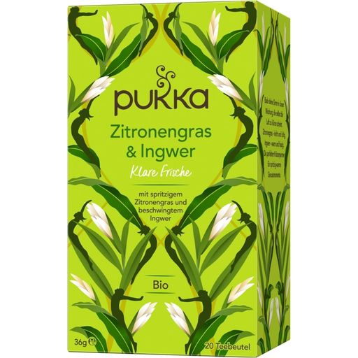 Pukka Lemongrass & Ginger Organic Herbal Tea - 20 sztuk