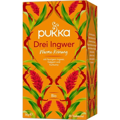 Pukka Drei Ingwer Bio-Kräutertee - 20 Stück