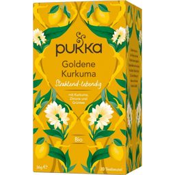 Pukka Bio bylinkový čaj Golden Turmeric