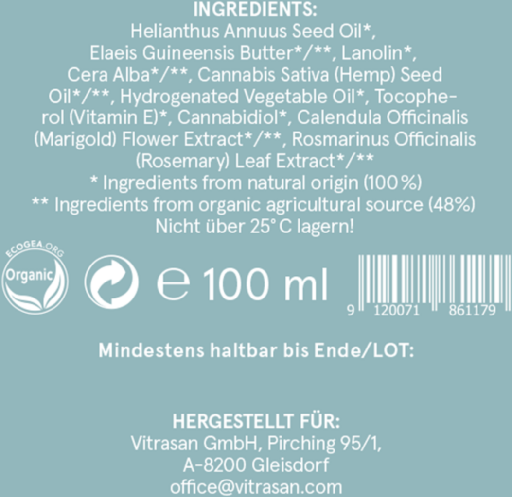 CBD VET - Pommade Protectrice pour les Pattes - 100 ml